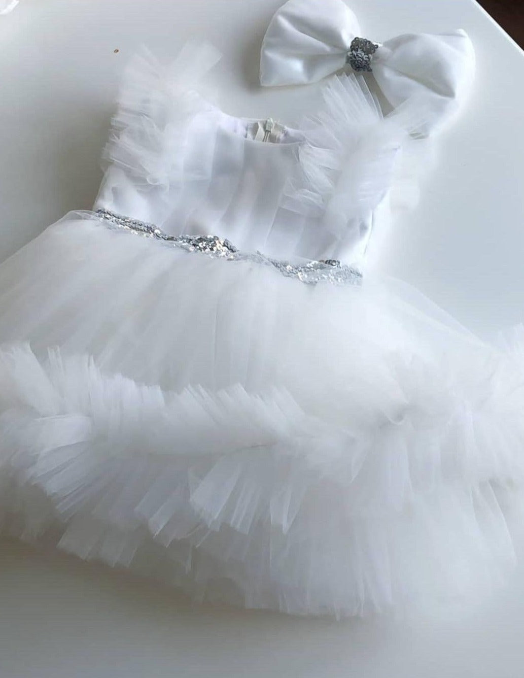 The Crystal White Dress